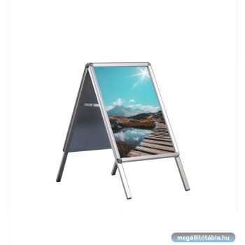   Megállító tábla B2 rondo - műanyag hátlapos 25 mm-es kerettel