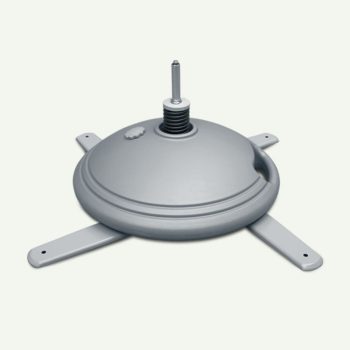   Kültéri vízzel tölthető négyzetes talp rotátorral Bowflaghez